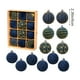 thumbnail image 3 of Seyotauo 12 Pack Velvet Ornaments for Christmas Tree, Velvet Christmas Balls Christmas Tree Ball Ornaments Decorative Hanging Ornaments for Tree for Party, 3 of 6