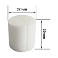 thumbnail image 2 of 50Pcs/Set Sponges (33x30mm) Soilless Hydroponics Vegetable Growing System Planting Gardening Tool, 2 of 5
