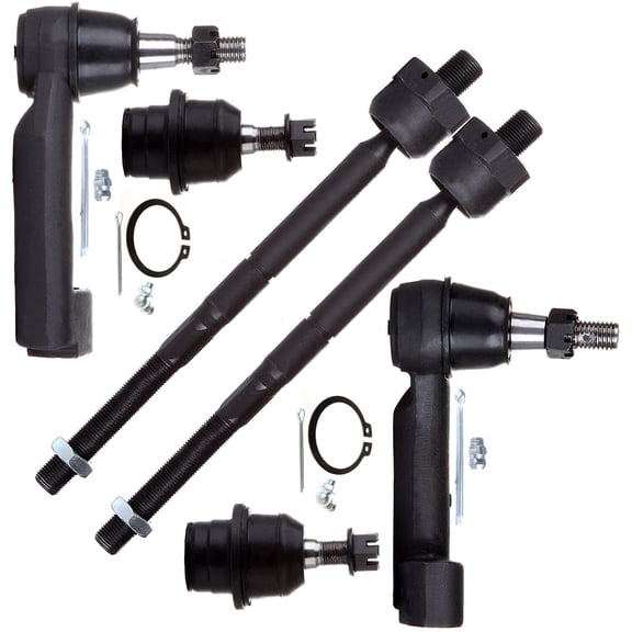 CCIYU Front Lower Ball Joint Inner Left Right Outer Tie Rod End fit for Ford Expedition for F-150 for Lincoln Navigator 6pcs Suspension Kit Fits select: 2010-2011 FORD F150 SUPERCREW, 2012 FORD F150