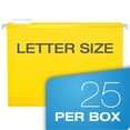 thumbnail image 5 of Pendaflex Reinforced Hanging Folders 1/5 Tab Letter Yellow 25/Box 415215YEL, 5 of 7