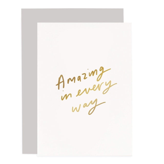 Tarjeta de felicitación Old English Co. Apreciación asombrosa en todos los sentidos