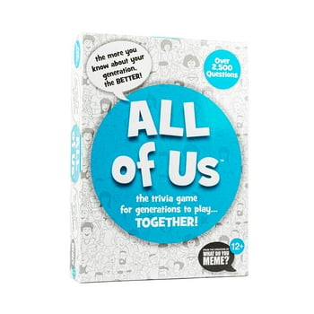 All of Us - the Family Trivia Game for all Generations - Gen Z, Gen Y, Gen X & Baby Boomers - Card Game by What Do You Meme?