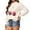 Beige, variant on Women's Hoodies And Sweatshirts For Casual Wear With Relaxed Fit And Stylish Print For Everyday Comfort Beige M