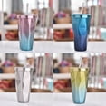thumbnail image 2 of Kearding Taza de agua con botellas de paja para niños y adultos, tetera de viaje para senderismo, taza de café y bebida de acero inoxidable, vajilla Utensilios de cocina Oro Púrpura Kearding HA066249-05, 2 of 6