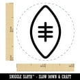 thumbnail image 2 of Football Icon Self-Inking Rubber Stamp Ink Stamper - Brown Ink - Mini 1/2 Inch, 2 of 7