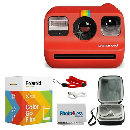 Polaroid Go Generation 2 Instant Film Camera (Red) Bundle
