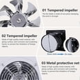 thumbnail image 4 of Ventilador extractor de pared, ventilador extractor de bajo ruido, ventilación axial para ático s202412121050, 4 of 5