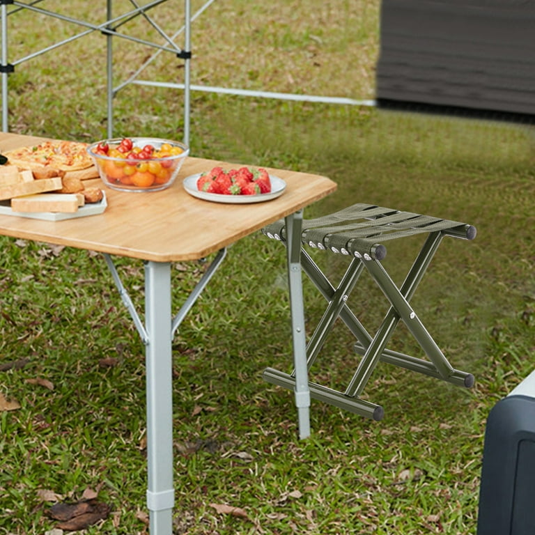 Qholemyo Folding Stool Chair Maza Stool Fishing Stool Camping