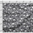 thumbnail image 2 of Soimoi Floral Print,Cotton Cambric, Quilting Fabric Sold by The Yard 42 Inch Wide, Medium Weight Cotton Fabric, SewingSupplies,Dark Gray, 2 of 5