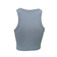 thumbnail image 2 of Kmbangi Women's Summer Slim Knit Tank Tops, Solid Color Sleeveless Round Neck Ribbed Crop Tops Causal Streetwear, 2 of 7