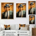 thumbnail image 4 of Designart "Sinatra In Sapphire Popart" Pop Art Floater Framed Wall Art Prints, 4 of 5