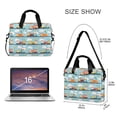 thumbnail image 3 of FORMRS 16" Laptop Bag Carrying Sleeve Case with Handle Travel Shoulder Briefcase, Cartoon Train Pattern, 3 of 8
