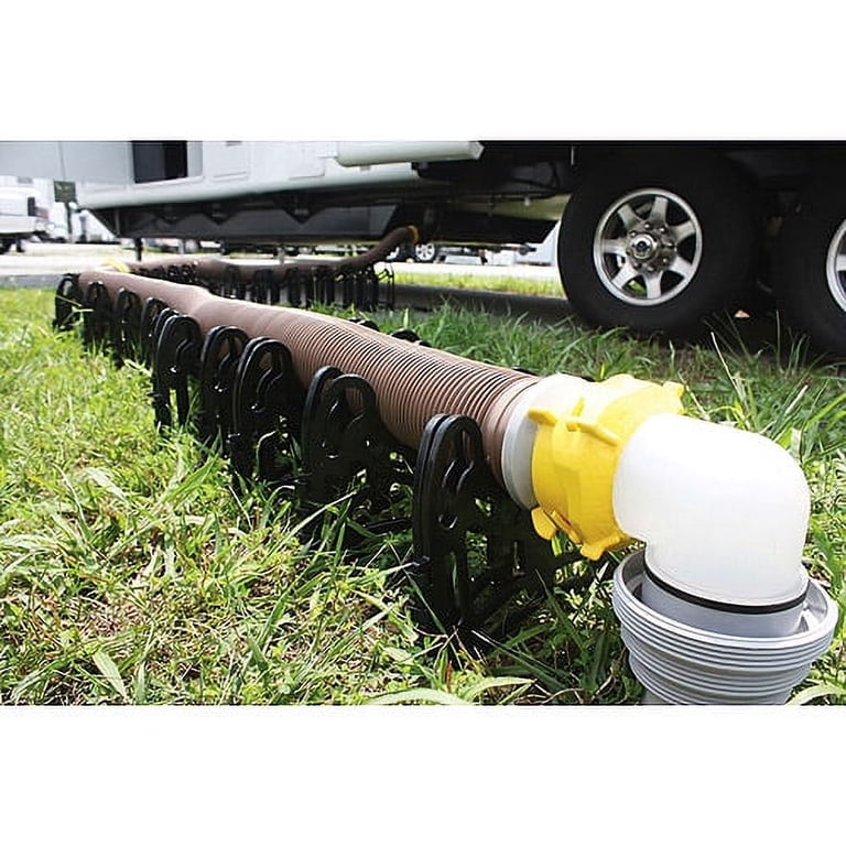 Camco RV Accessories - Revolution 20' Brown Sewer Hose Kit