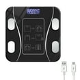 thumbnail image 1 of JIEMUCES Smart Weight Scale with LED Display 150kg Max. Heavy Duty Rechargeable Digital Scale Accurate Bathroom Body Weight Fat Scale, 1 of 7