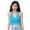 Blue, variant on Ochine Women's Crop Top Halter U Neck Off Shoulder Sleeveless Open Back Solid Color Knit Vest Blouses Casual Fitted Sexy Fashion Tee Shirts Spring Summer Club Party, Average Size