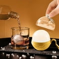 2.5 Inch Round Ice Sphere Maker For Slow Melting Ice Cubes For An Elevated Ice Holder Ice