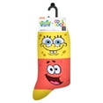 thumbnail image 5 of Cool Socks, Men's Funny Novelty Socks, Spongebob & Patrick Smiley Crew, Adult, 5 of 6