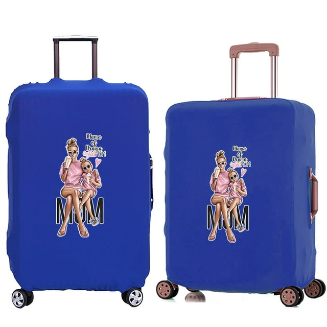 Suitcase Protective Cover Trolley Travel Suitcase Elastic Dustroof Cover Apply To 18-28 Inch Luggage Mom Series Pattern 8Mom017 L