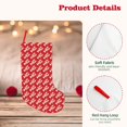thumbnail image 4 of Bingfone Retro Lobsters Print Personalized Christmas Stocking - Snowman Design Large 18 inch,Family Holiday Season Decor, 4 of 8