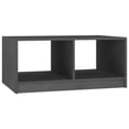 thumbnail image 1 of Mesa de café VidaXL de madera de pino maciza gris 75x50x33,5 cm, 1 of 8