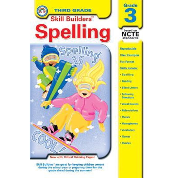 Pre-Owned Spelling, Grade 3 (Skill Builders) (Paperback) 193221075X 9781932210750