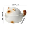 thumbnail image 4 of SharkTRUE Tea Set, PorcelaTea Set, Japanese Lucky Teapot Set, Shaped Teapot Tea Lover and for Adults Teacup Women Men, 4 of 8