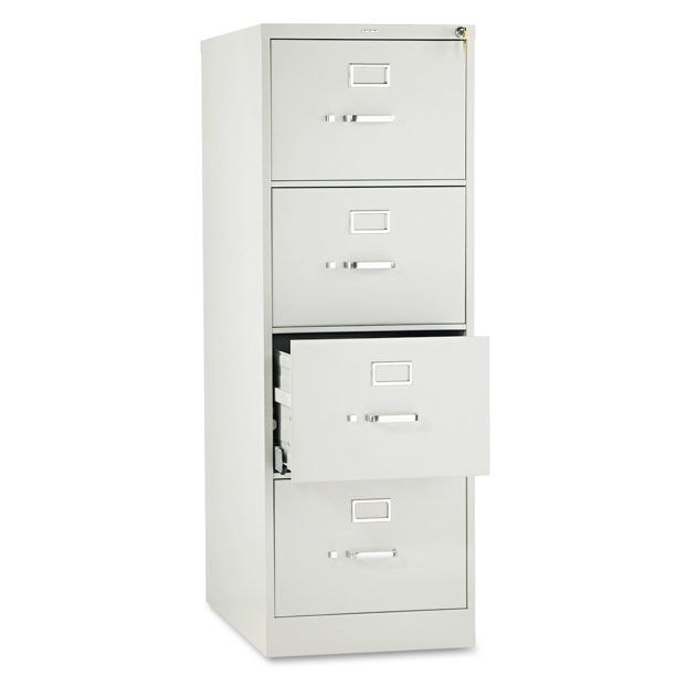 HON 4 Drawers Vertical Lockable Filing Gray