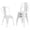 Cream, variant on BORGEBY Metal Dining Chairs Set of 4 Stackable Tolix Side Chairs with Backrest & Non-Slip Feet for Kitchen & Restaurant Use 330 lbs（Grey）