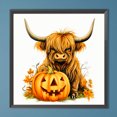thumbnail image 2 of 5D DIY taladro redondo completo pintura de diamante becerro calabaza kit decoración 40x40cm JShteea El nuevo, 2 of 9
