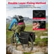 thumbnail image 5 of Alforjas para bicicleta KEMIMOTO 34L, impermeables y con funda para lluvia, color negro, 5 of 8