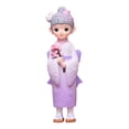thumbnail image 2 of Muñeca geisha con kimono japonés, figura asiática de Kabuki, regalo con decoración de zuecos. Con Flor, 2 of 9