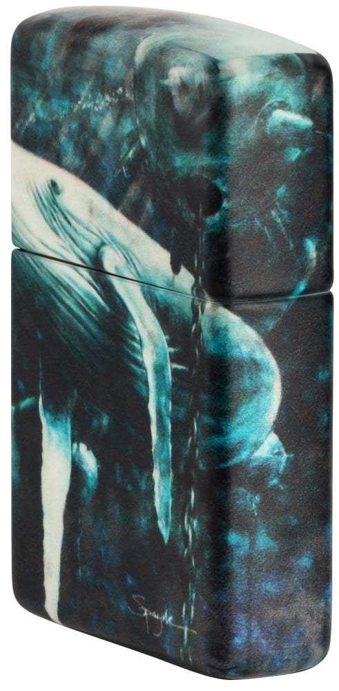 Zippo 48627 Spazuk Whales With Underwater Mines Design Lighter