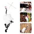 thumbnail image 4 of Juguete de marioneta de grúa hecho a mano, títere de madera único, pluma de Animal con cuerdas para juego interactivo y diversión didáctica, 4 of 8