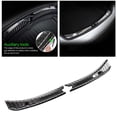 thumbnail image 1 of licencia de umbral de protección de maletero trasero de material acero inoxidable interior de 2 piezas para accesorios exteriores Tesla modelo 3 - Negro Yotijar Protectores de maletero trasero, 1 of 10
