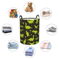 thumbnail image 4 of Fotbe Cute Cartoon Dinosaurs Cesto de Ropa con Asas, Cesto Impermeable de Gran Capacidad, Bolsa de Lavado para Dormitorio, Cesto de Ropa con Ruedas y Asas-Medium, 4 of 6