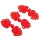 thumbnail image 5 of 20 pares de Botones de rana de nudo chino con cuentas de cheongsam rojo y oro Sunnimix Botones, 5 of 8