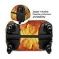 thumbnail image 4 of Disketp Autumn Leaves Elastic Travel Luggage Cover Travel Suitcase Protective Cover For Trunk Case Apply To 18''-32'' Suitcase Cover (Luggage not included)-Medium, 4 of 9