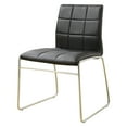 thumbnail image 4 of Espece Faux Leather Dining Side Chairs, Black, Set of 2, 4 of 5