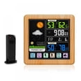 thumbnail image 3 of Full Weather Clock Weather Station Indoor Outdoor Color Display Weather Atomic Clock, 3 of 15