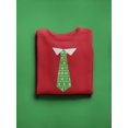 thumbnail image 3 of Christmas Tie Sweatshirt Men -Smartprints Designs, Male Medium, 3 of 4