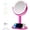 Hot Pink, variant on Makeup Mirror with Lights,20X Magnifying Mirror with Light and ,Vanity Mirror with 3 Color Light and 80 LEDs,2-Sided Lighted Magnified Mirror 8.8 Inches