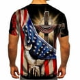 thumbnail image 3 of Camisas para Hombre Impresión Casual Top de Moda, Camisas a Rayas para Hombres Ropa de Pascua para Fiestas Y Diarios, 3 of 6