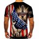 thumbnail image 2 of Camisas para Hombre Impresión Casual Top de Moda, Camisas a Rayas para Hombres Ropa de Pascua para Fiestas Y Diarios, 2 of 6