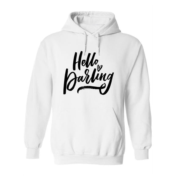 Hello Darling! Hoodie Women -Image by Shutterstock, Female x-Large
