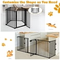 thumbnail image 2 of 115 Inch Adjustable 5 Panel Wide Fireplace Fence, 2 of 7