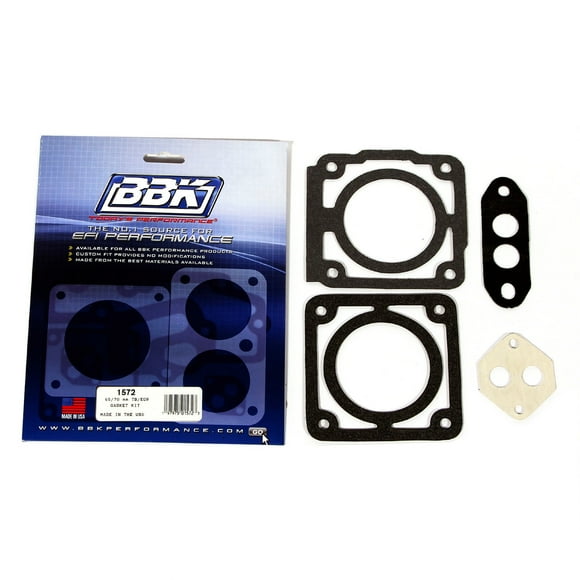 Fits 1986-1993 Ford Mustang BBK Performance Parts Throttle Body Gasket 1572 Power Plus Series; For Use With 65/70 Millimeter Throttle Bodies