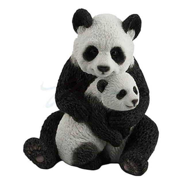 Veronese Design WU77007AA Veronese Design Mother Panda Hugging Cub Sculpture