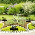 thumbnail image 4 of Fiudx Gnomo de Árbol de Metal, Decoración de Jardín de Acero, Diseño de Corte Detallado, Adorno Único para La Punta de Un Árbol o Poste de Cerca, Decoración para Césped Exterior, Ideal para Amantes d, 4 of 7