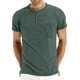 thumbnail image 1 of Playera Henley Casual Para Hombre Manga Corta Con Bolsillos, 1 of 5