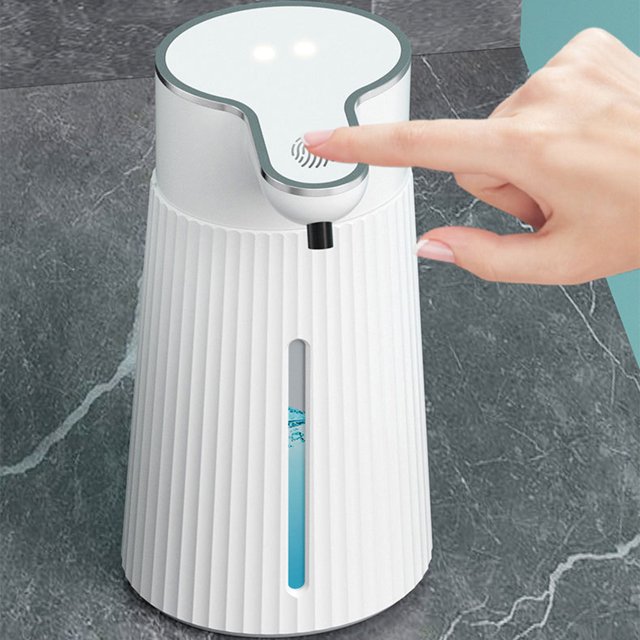 Dispensador de Agua Bomba de jabón eléctrica montada en la pared, lavadora de manos automática para baño y cocina, 400ml